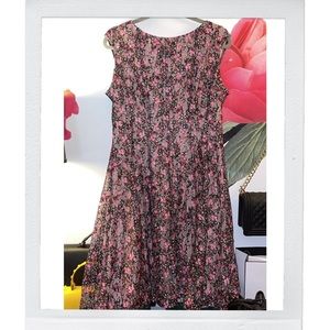 DANNY & NICOLE Floral Lace Dress